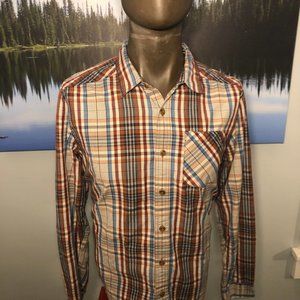 Prana Check Button Down